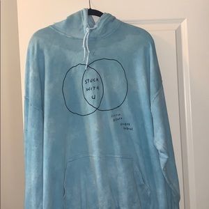 Ariana grande Justin Bieber stuck with you hoodie